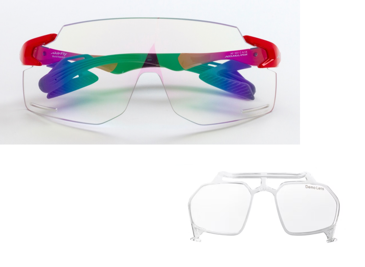 AirFly™ BLADE DARK RED BLUE-MIRROR