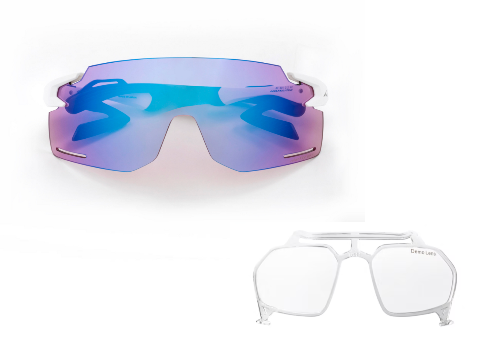 BLADE WHITE-MATT BLUE PINK MIRROR NON-PHOTOCHROMIC PRESCRIPTION